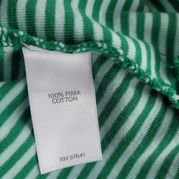 J.Jill Striped 3/4 sleeve V-neck tee, size large - Picture 3 of 6